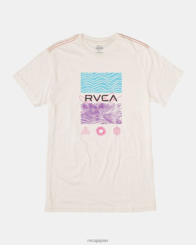 衣類 TP8J3 アンティークホワイト RVCA 男性 ラジオファウナTシャツ