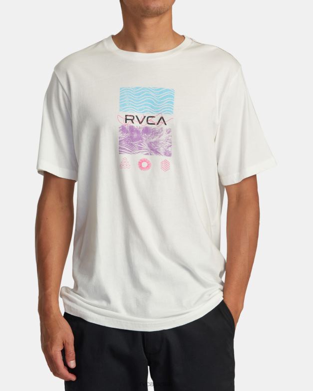 衣類 TP8J3 アンティークホワイト RVCA 男性 ラジオファウナTシャツ