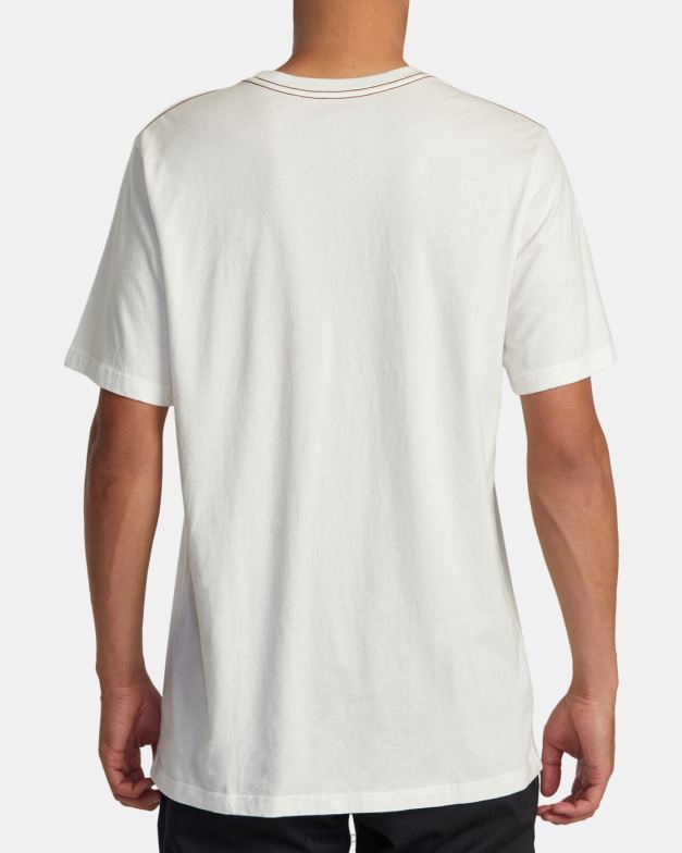 衣類 TP8J3 アンティークホワイト RVCA 男性 ラジオファウナTシャツ