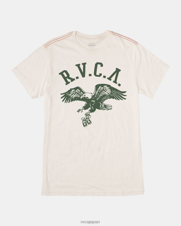 衣類 TP8J430 アンティークホワイト RVCA 男性 バイオブTシャツ