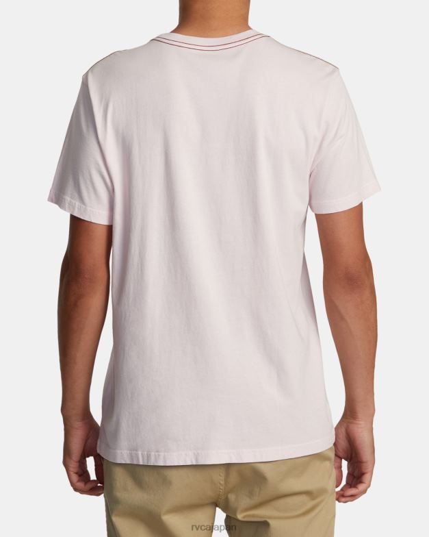 衣類 TP8J47 ライトピンク RVCA 男性 日食Tシャツ