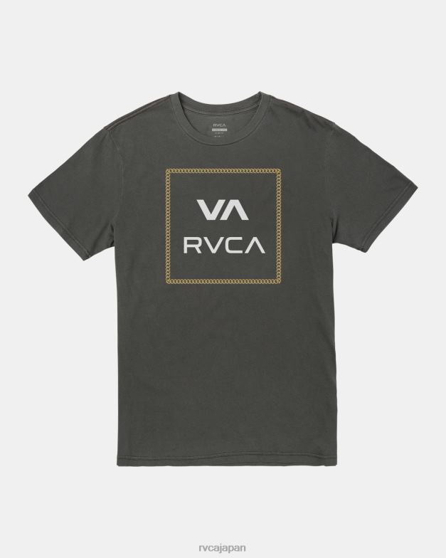 衣類 TP8J528 海賊黒 RVCA 男性 ずっとずっとTシャツ