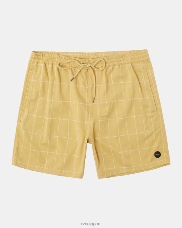 衣類 TP8J58 バナナ RVCA 男性 エスケープスーツ伸縮性ウォークショーツ 17