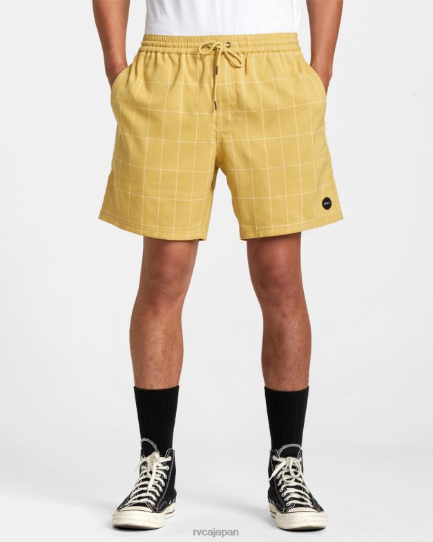 衣類 TP8J58 バナナ RVCA 男性 エスケープスーツ伸縮性ウォークショーツ 17