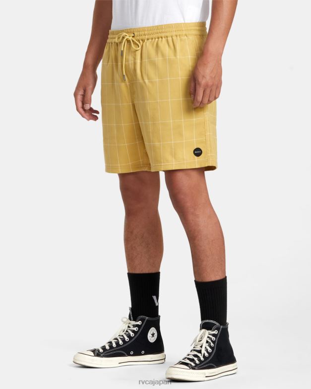 衣類 TP8J58 バナナ RVCA 男性 エスケープスーツ伸縮性ウォークショーツ 17