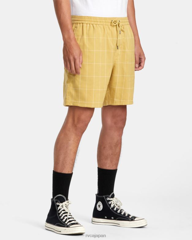 衣類 TP8J58 バナナ RVCA 男性 エスケープスーツ伸縮性ウォークショーツ 17