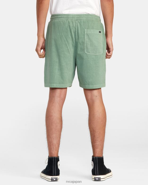 衣類 TP8J606 ほうれん草 RVCA 男性 PTC エラスティック ウォークショーツ 18