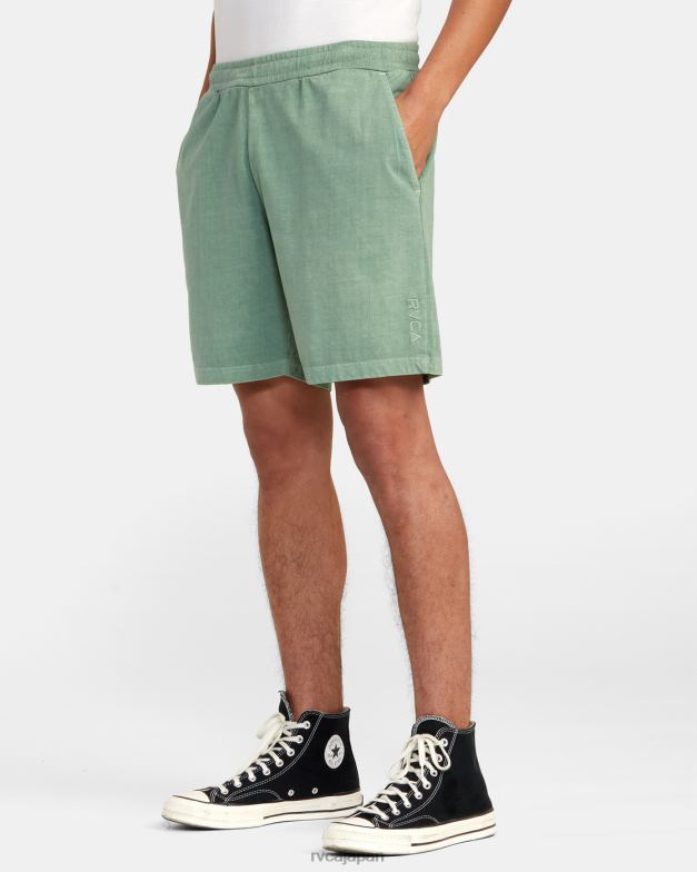 衣類 TP8J606 ほうれん草 RVCA 男性 PTC エラスティック ウォークショーツ 18