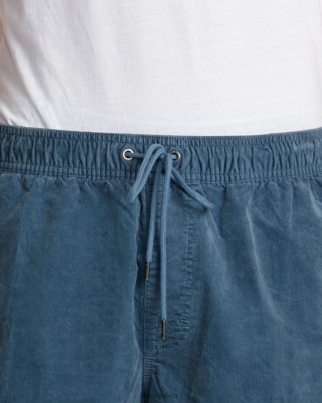 衣類 TP8J60 ライトダックブルー RVCA 男性 エスケープ エラスティック ウエスト コーデュロイ ショーツ 17