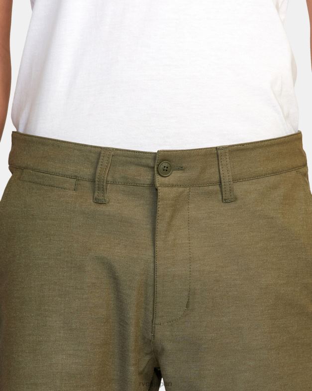 衣類 TP8J634 オリーブ RVCA 男性 ハイブリッド ウォークショーツ 19 に戻る