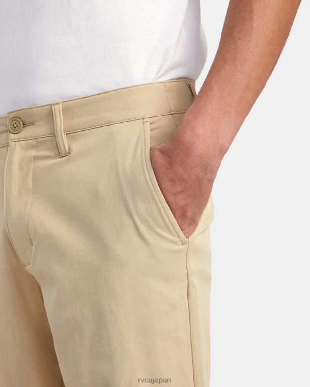 衣類 TP8J649 カーキ RVCA 男性 ハイブリッド ウォークショーツ 19 に戻る