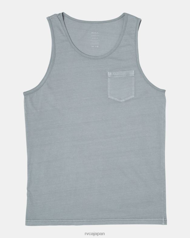 衣類 TP8J654 記念碑 RVCA 男性 PTCピグメントタンクTシャツ