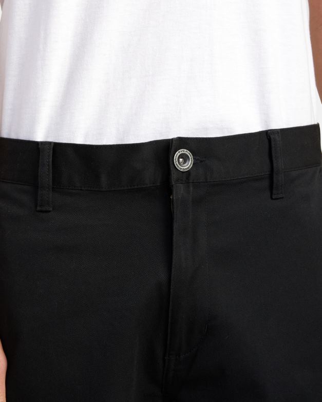 衣類 TP8J661 黒 RVCA 男性 ウィークエンドストレッチチノショーツ 20
