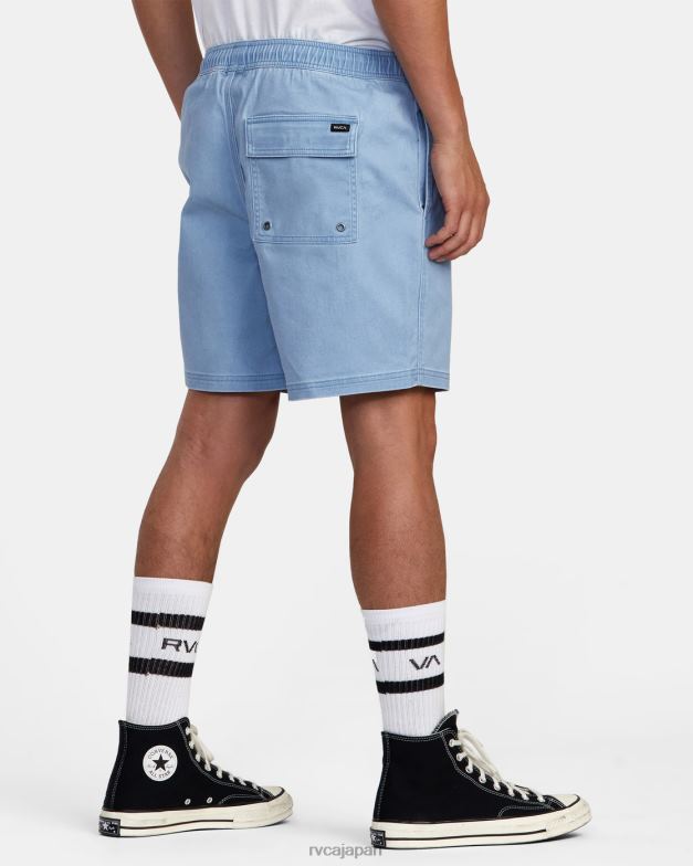 衣類 TP8J690 デジャブルー RVCA 男性 エスケープ弾性ウエストウォークショーツ 17