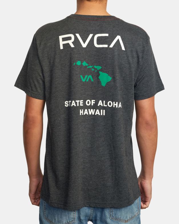 衣類 TP8J702 黒/緑 RVCA 男性 アロハTシャツの状態