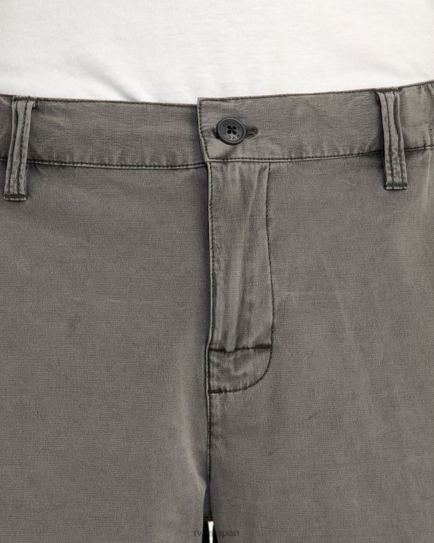 衣類 TP8J708 海賊黒 RVCA 男性 オールタイム コースタル リンスド ハイブリッド 19 ショーツ