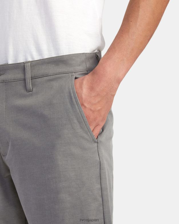 衣類 TP8J741 アスレチックヘザー RVCA 男性 ハイブリッド 19 ショーツに戻る