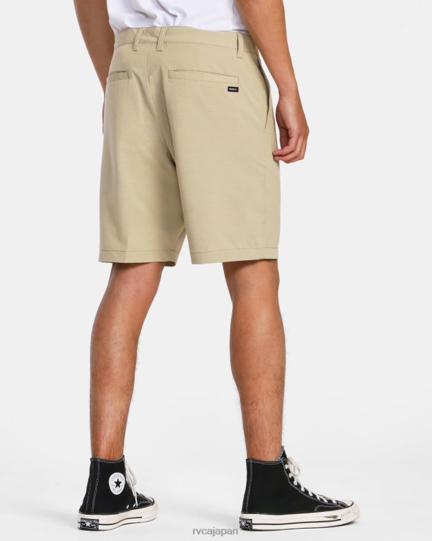 衣類 TP8J780 カーキ RVCA 男性 ダガー チノ ハイブリッド ボードショーツ