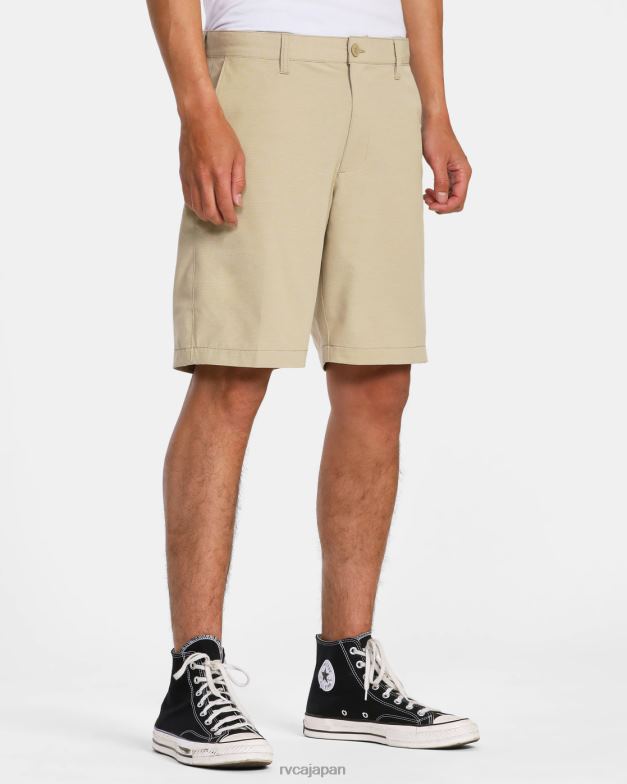 衣類 TP8J780 カーキ RVCA 男性 ダガー チノ ハイブリッド ボードショーツ
