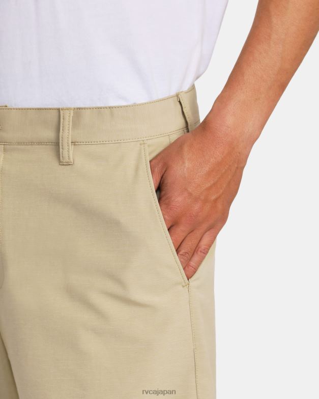 衣類 TP8J780 カーキ RVCA 男性 ダガー チノ ハイブリッド ボードショーツ