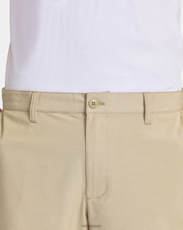 衣類 TP8J780 カーキ RVCA 男性 ダガー チノ ハイブリッド ボードショーツ