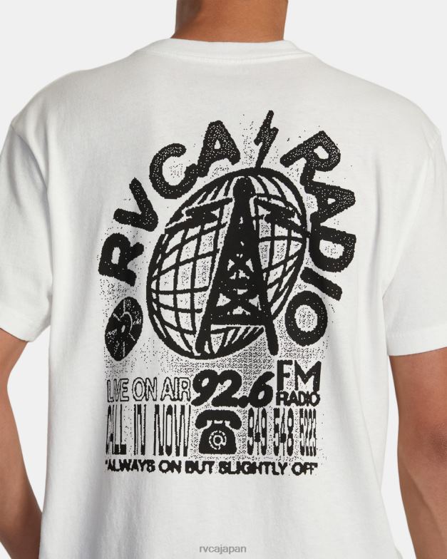 衣類 TP8J78 アンティークホワイト RVCA 男性 ティー