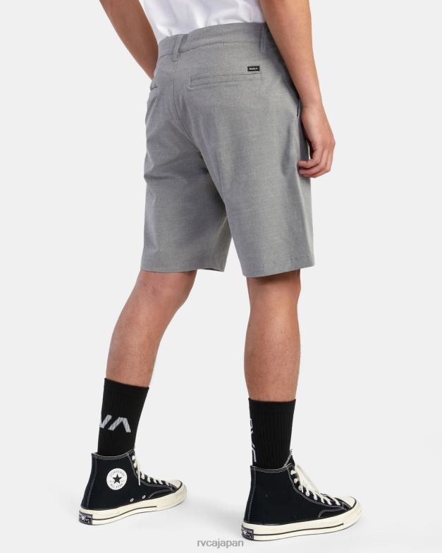 衣類 TP8J804 黒 RVCA 男性 バランスハイブリッド20ショーツ