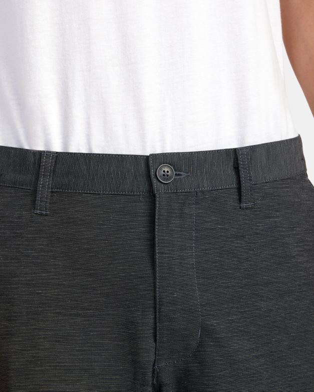 衣類 TP8J812 黒 RVCA 男性 ダガー チノ ハイブリッド ボードショーツ