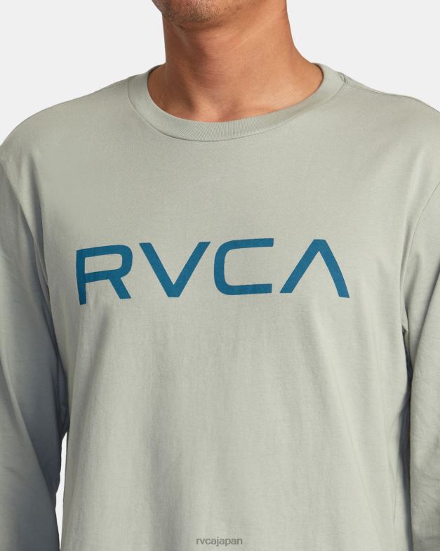 衣類 TP8J821 鉄 RVCA 男性 大きな長袖Tシャツ