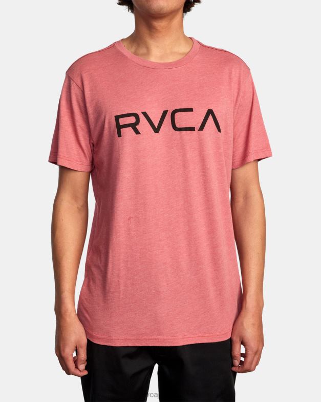 衣類 TP8J826 ダスティーピンク RVCA 男性 ビッグティー