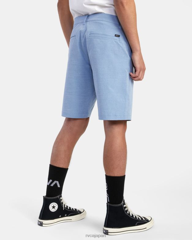 衣類 TP8J868 航海の青 RVCA 男性 バランスハイブリッド20ショーツ