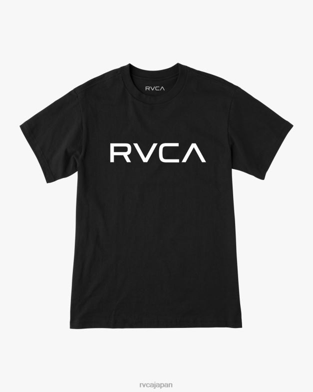 衣類 TP8J871 黒 RVCA 男性 ビッグデイシフトTシャツ
