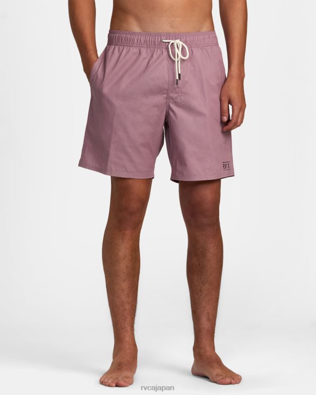 衣類 TP8J884 ラベンダー RVCA 男性 オポジットハイブリッド伸縮性ショーツ