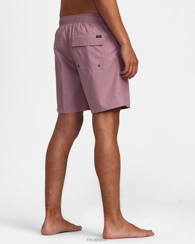 衣類 TP8J884 ラベンダー RVCA 男性 オポジットハイブリッド伸縮性ショーツ