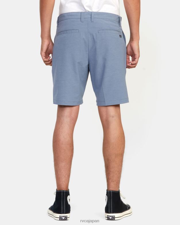 衣類 TP8J900 スレート RVCA 男性 ダガーズ ハイブリッド チノ ショーツ 18