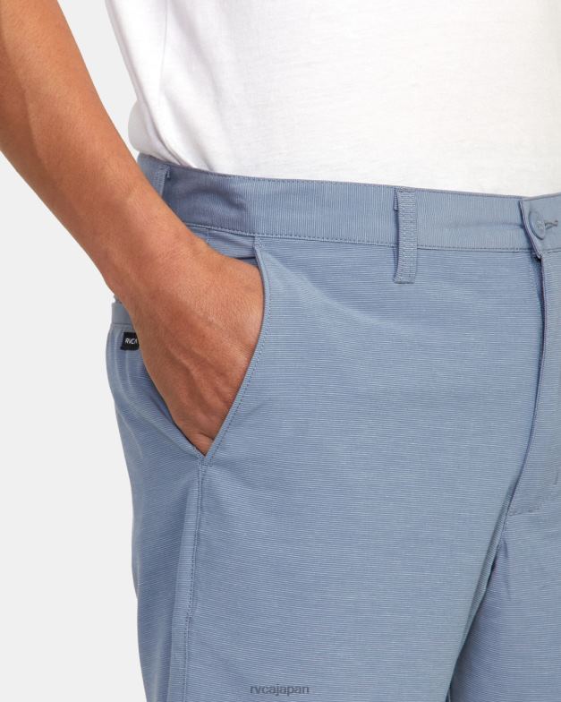 衣類 TP8J900 スレート RVCA 男性 ダガーズ ハイブリッド チノ ショーツ 18