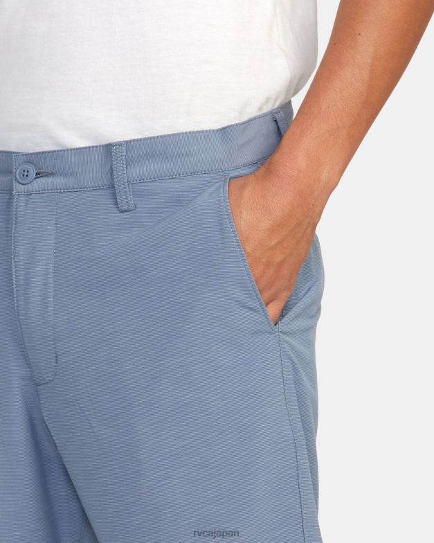 衣類 TP8J900 スレート RVCA 男性 ダガーズ ハイブリッド チノ ショーツ 18