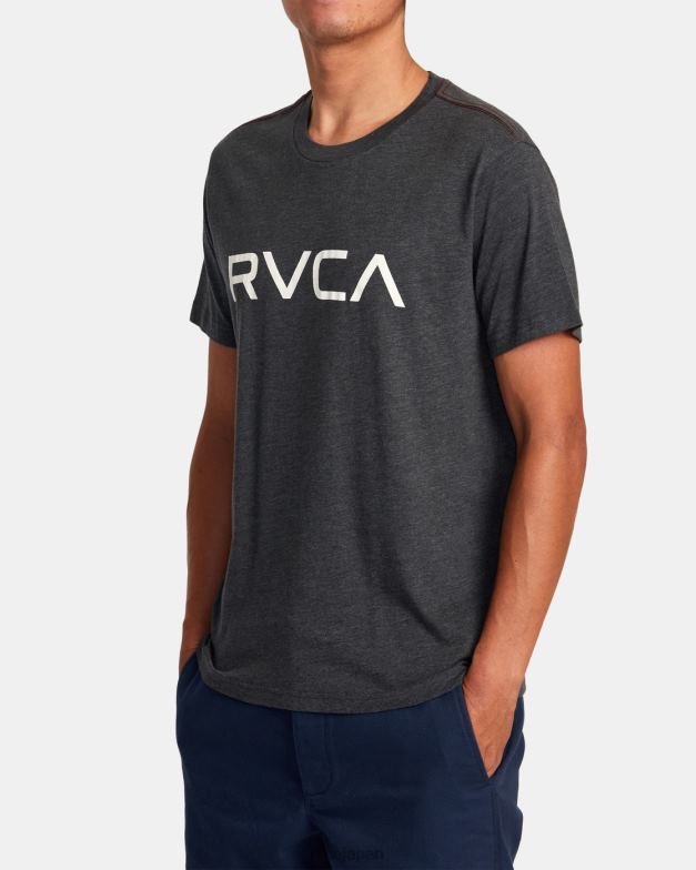 衣類 TP8J903 黒 RVCA 男性 ビッグティー