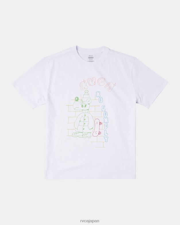 衣類 TP8J98 白 RVCA 男性 コンプライティーティーなし